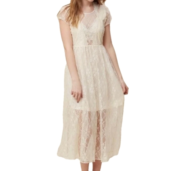 Altar'd State Dresses & Skirts - Altar'd State Women's Cottagecore Romantic Victorian Lace‎ Soft Girl Dress Large